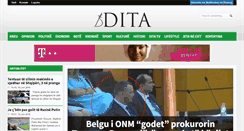 Desktop Screenshot of gazetadita.al