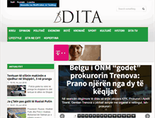 Tablet Screenshot of gazetadita.al